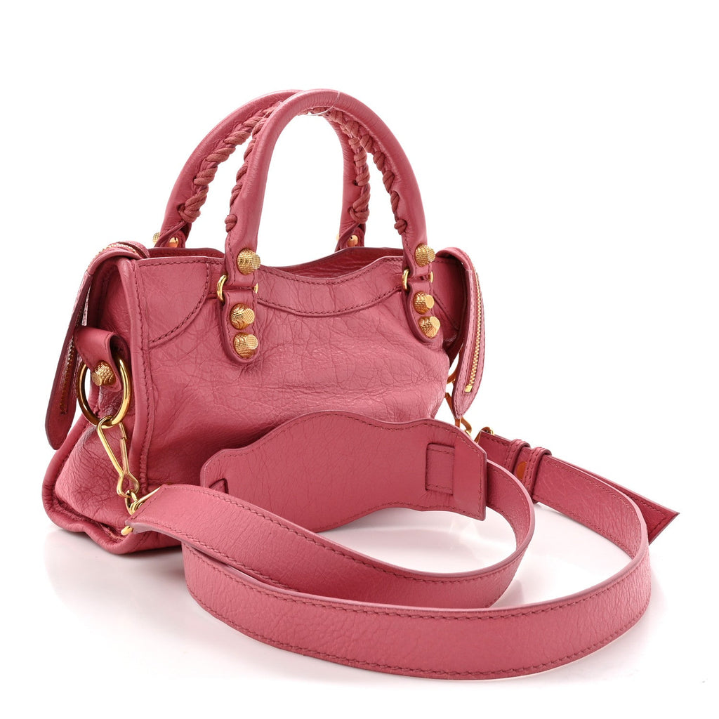Agneau Giant 12 Gold Hardware Mini City Rose Bombon Raspberry