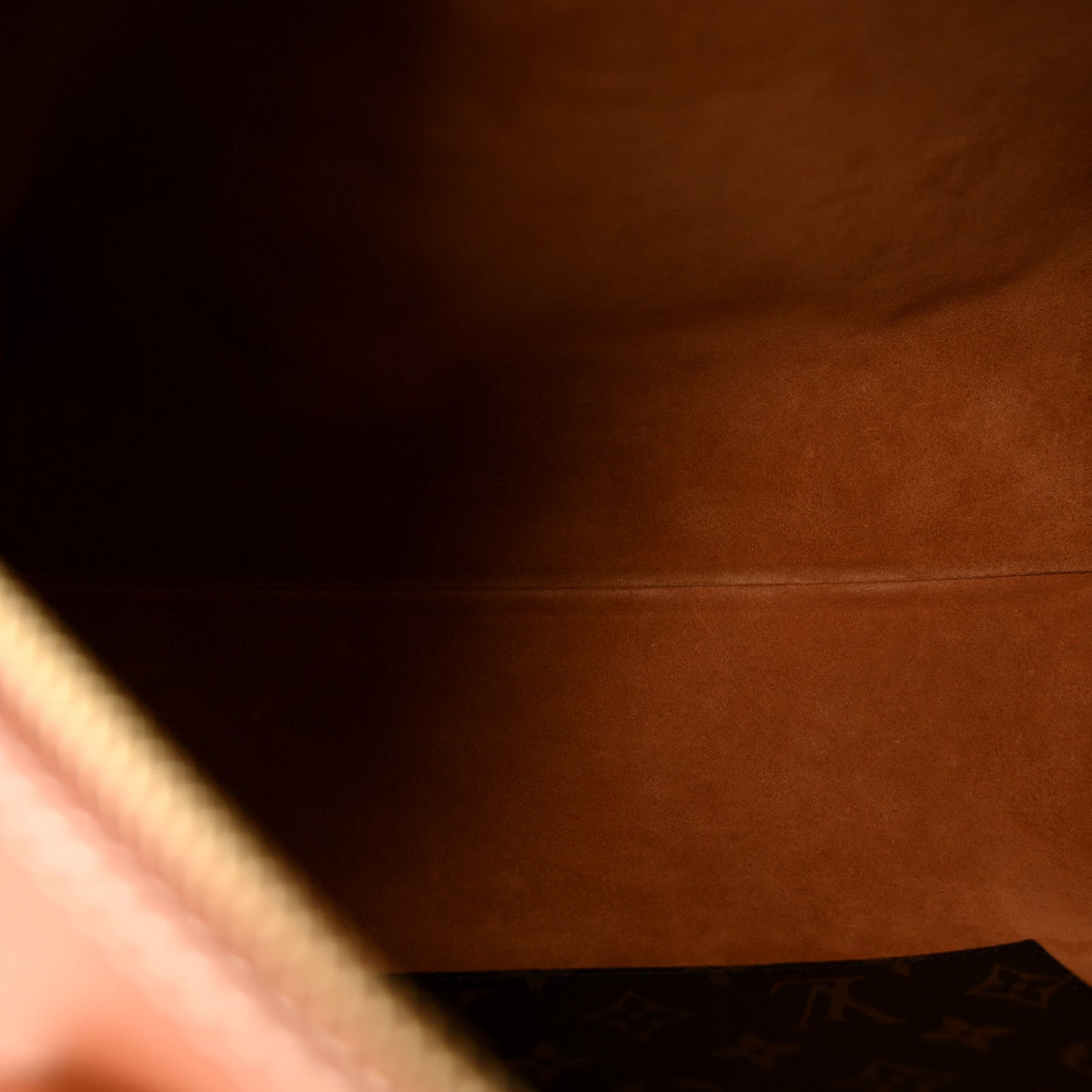 Grained Calfskin Low Key Speedy 30 Cognac