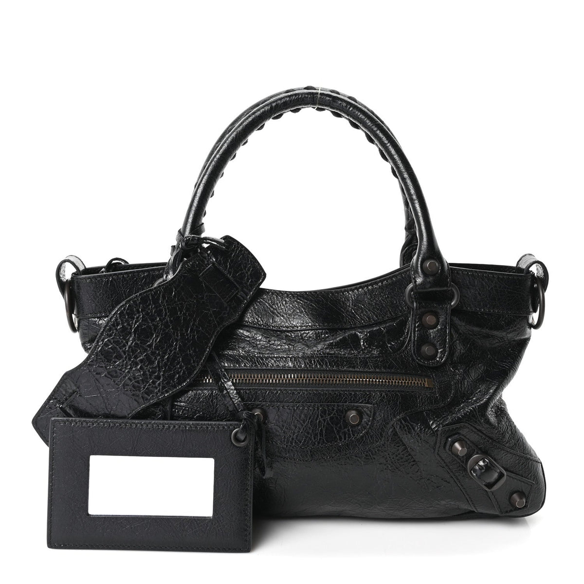 Agneau Arena Classic Hardware Le City First Bag Black