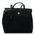 Toile Vache Calfskin Herbag 30 PM Backpack Black