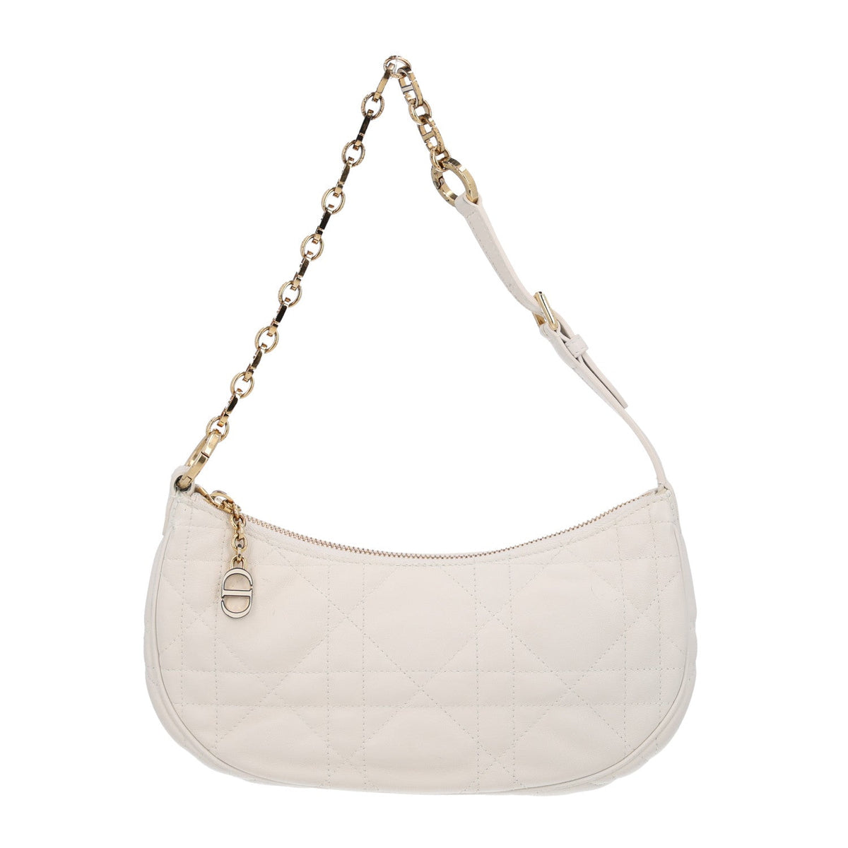 Lambskin Cannage CD Lounge Bag Latte