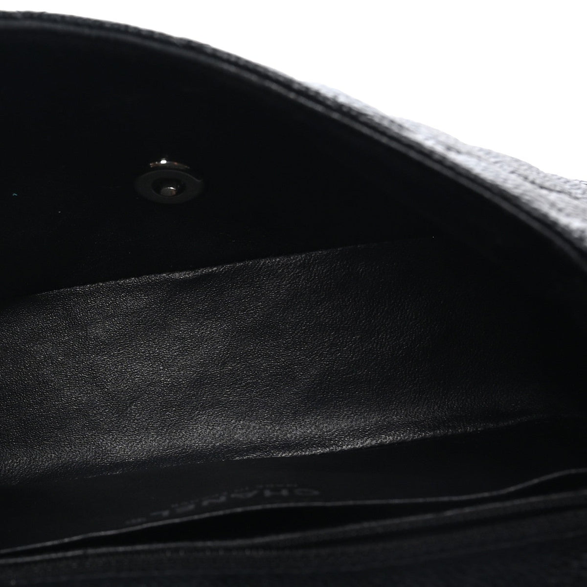 Caviar Quilted Mini Rectangular Flap Black