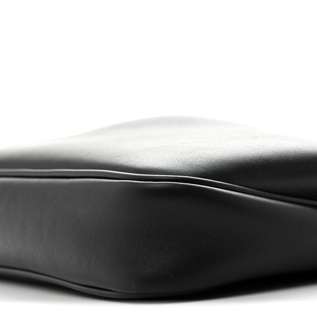 Natural Smooth Calfskin Rodeo Sling Pochette Black