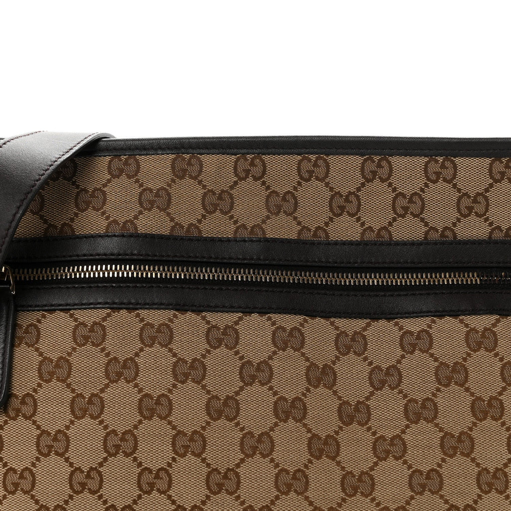Monogram Messenger Bag Dark Brown