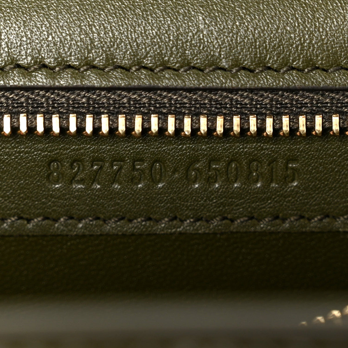 Shiny Polished Calfskin Medium Bamboo Luscious Green