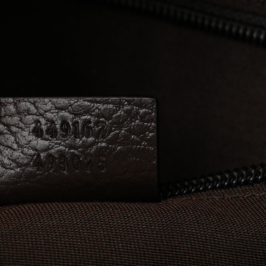 Monogram Dollar Calfskin Boston Duffle Bag Beige Ebony Testa di Moro Marrone Scuro
