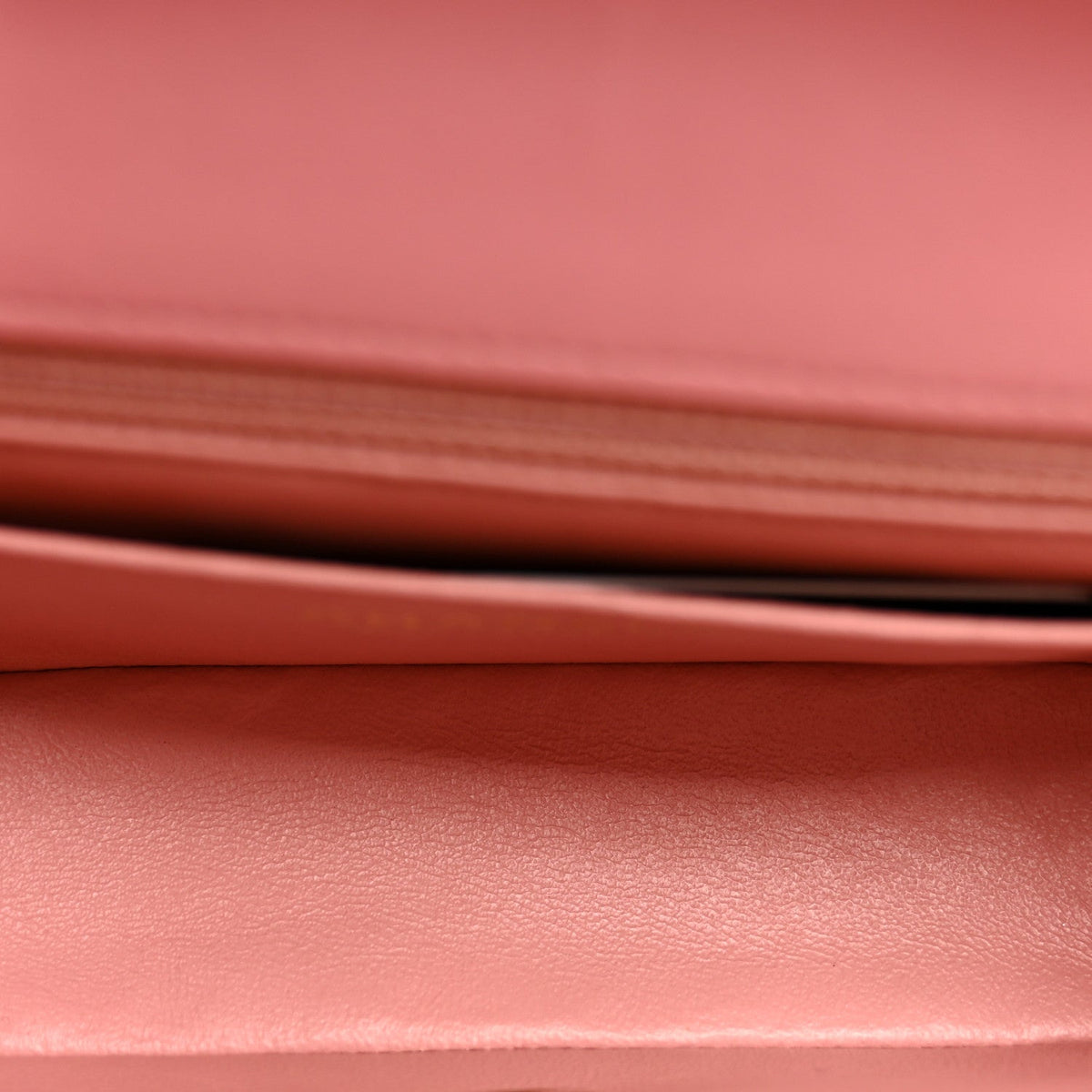 Lambskin Quilted Mini Rectangular Flap Pink