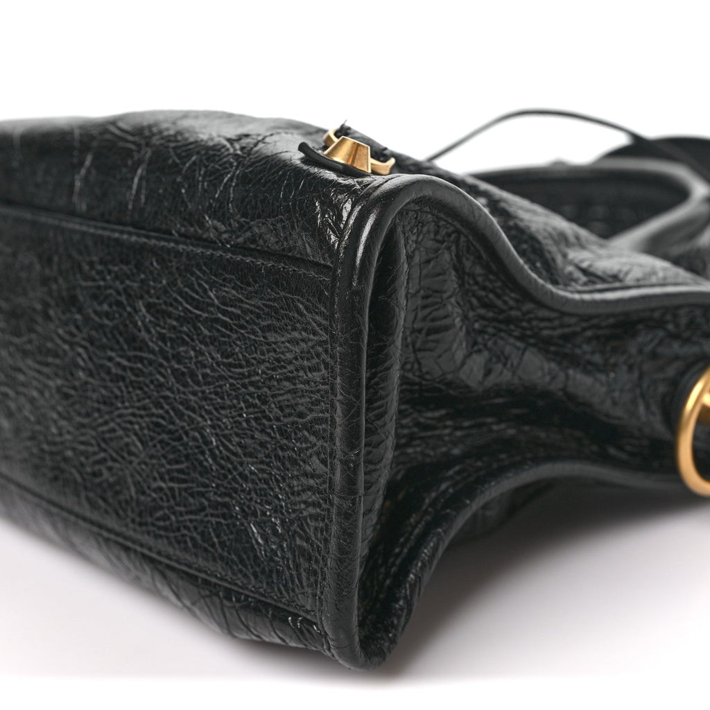 Agneau Arena Gold Hardware Small Le City Black