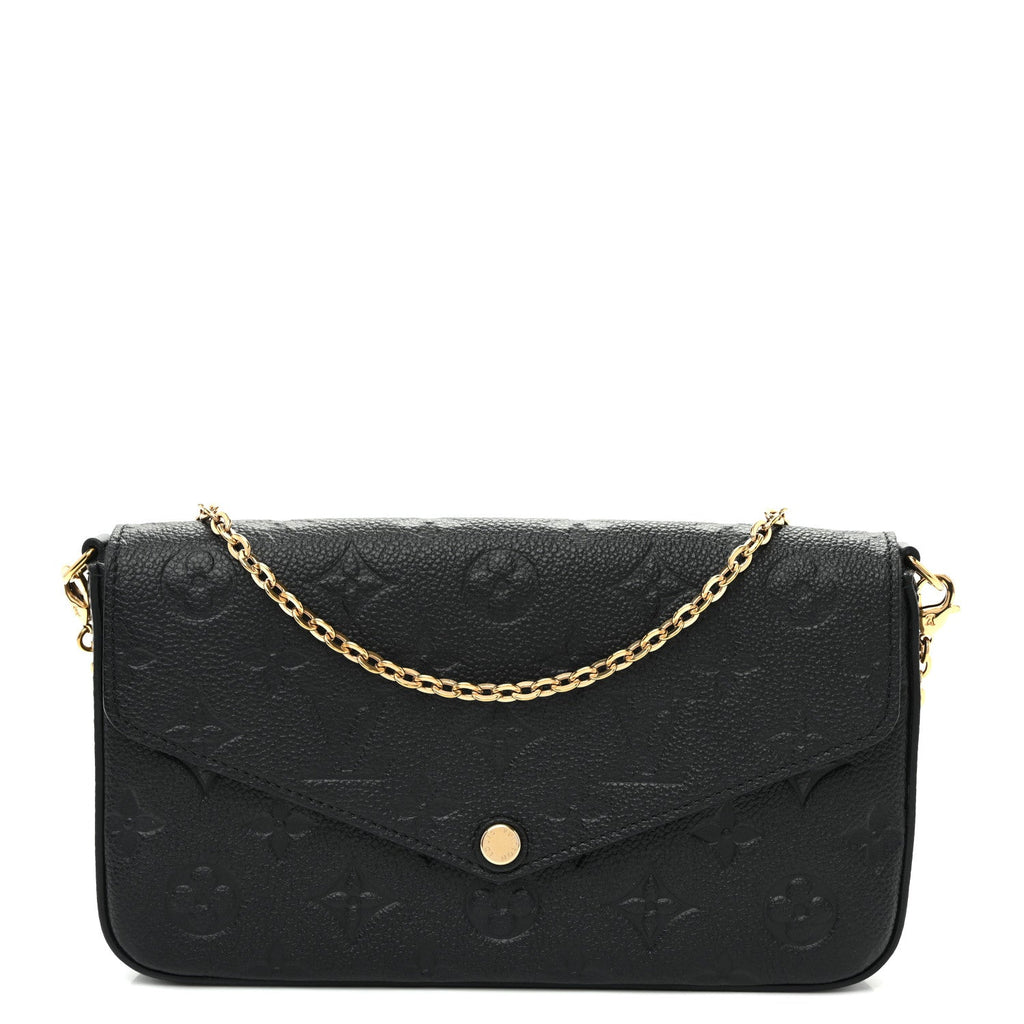 Empreinte Pochette Felicie Chain Wallet Black