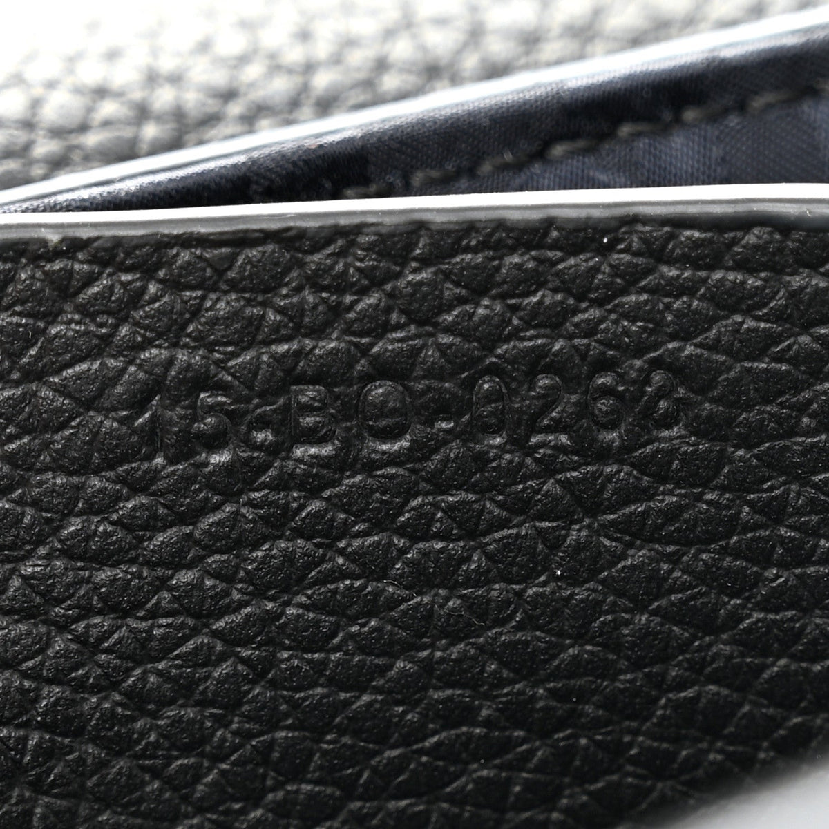 Grained Calfskin Saddle Messenger Bag With Strap Black