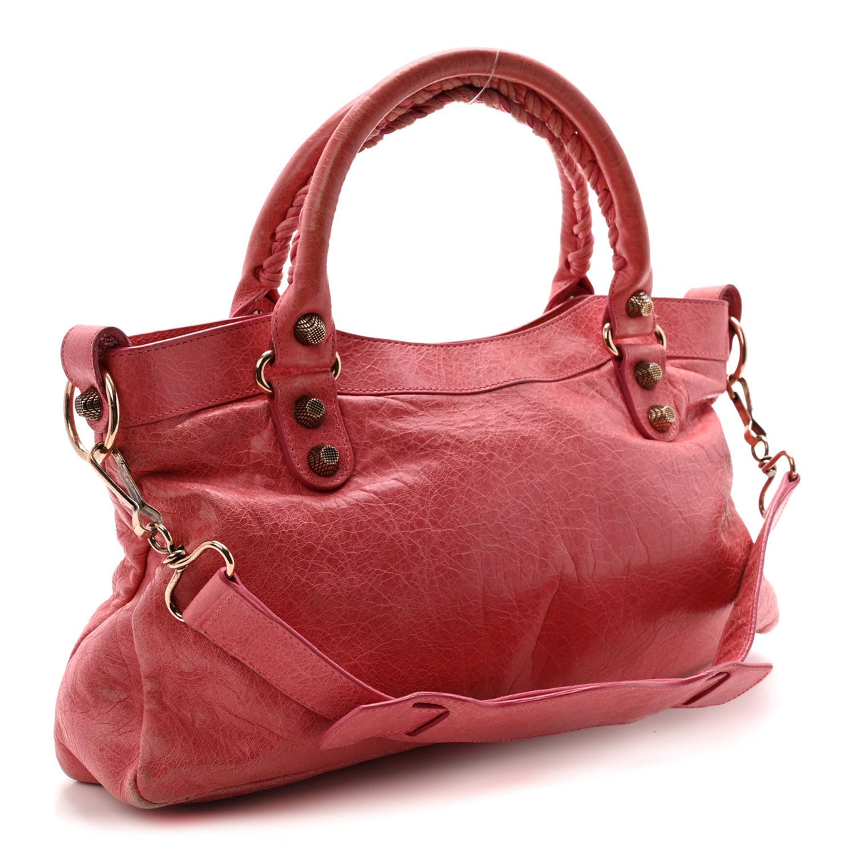 Agneau Giant 12 Rose Gold Hardware First Grenadine