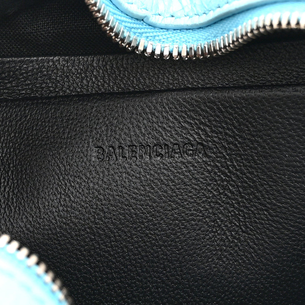 Agneau Arena Mini Le Cagole Heart Bag Blue