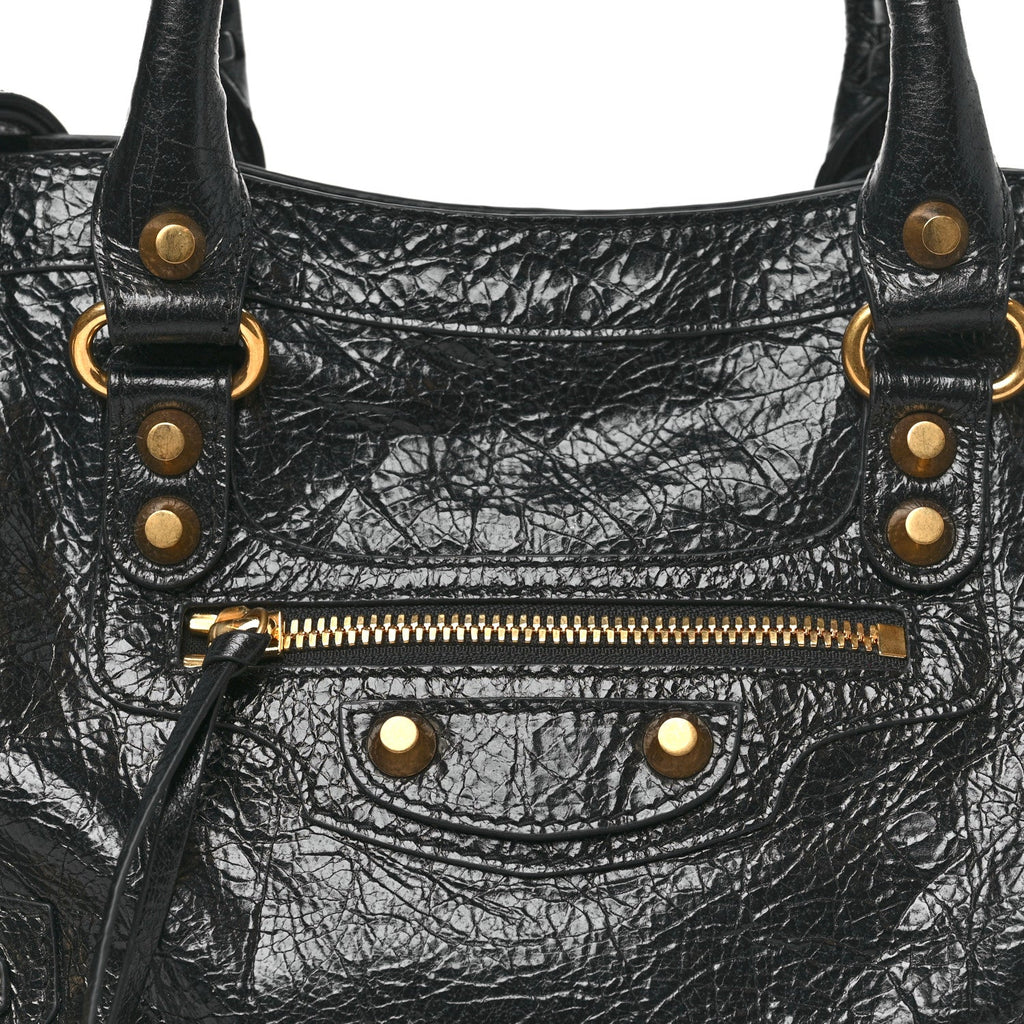 Agneau Arena Gold Hardware Small Le City Black