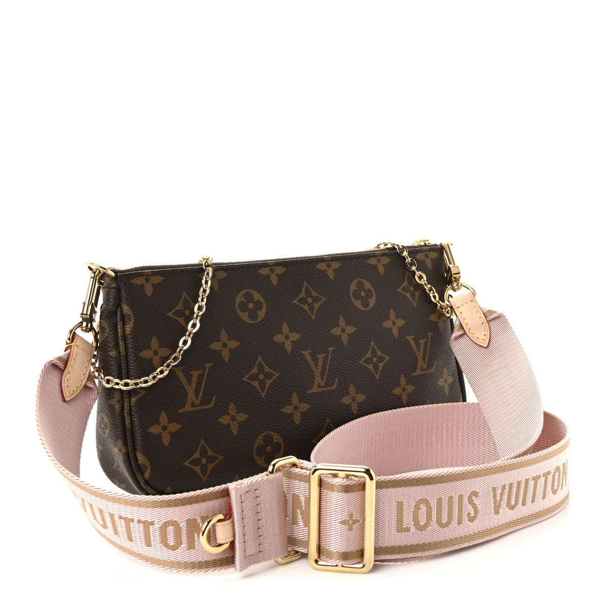 Monogram Multi Pochette Accessories Rose Clair