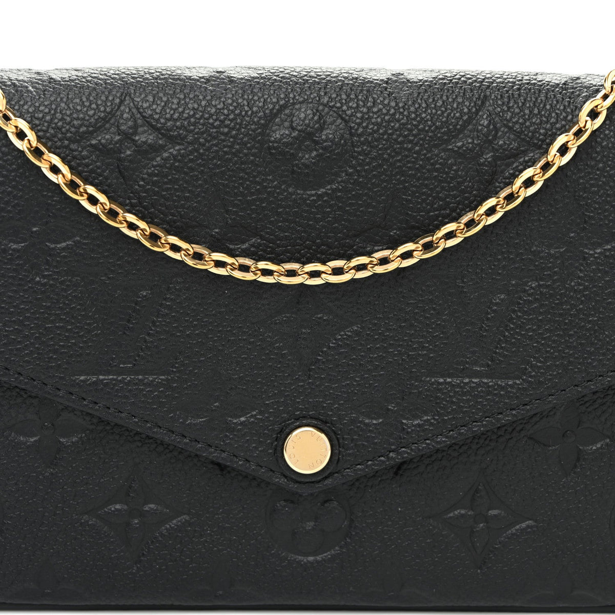 Empreinte Pochette Felicie Chain Wallet Black