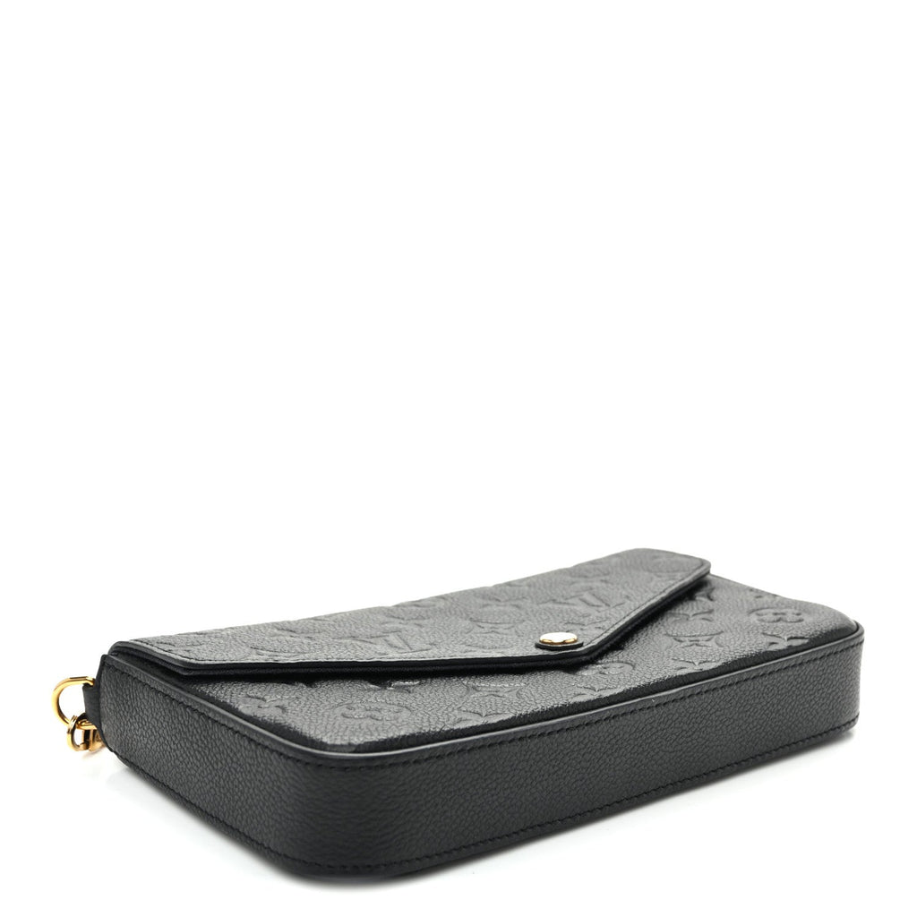 Empreinte Pochette Felicie Chain Wallet Black
