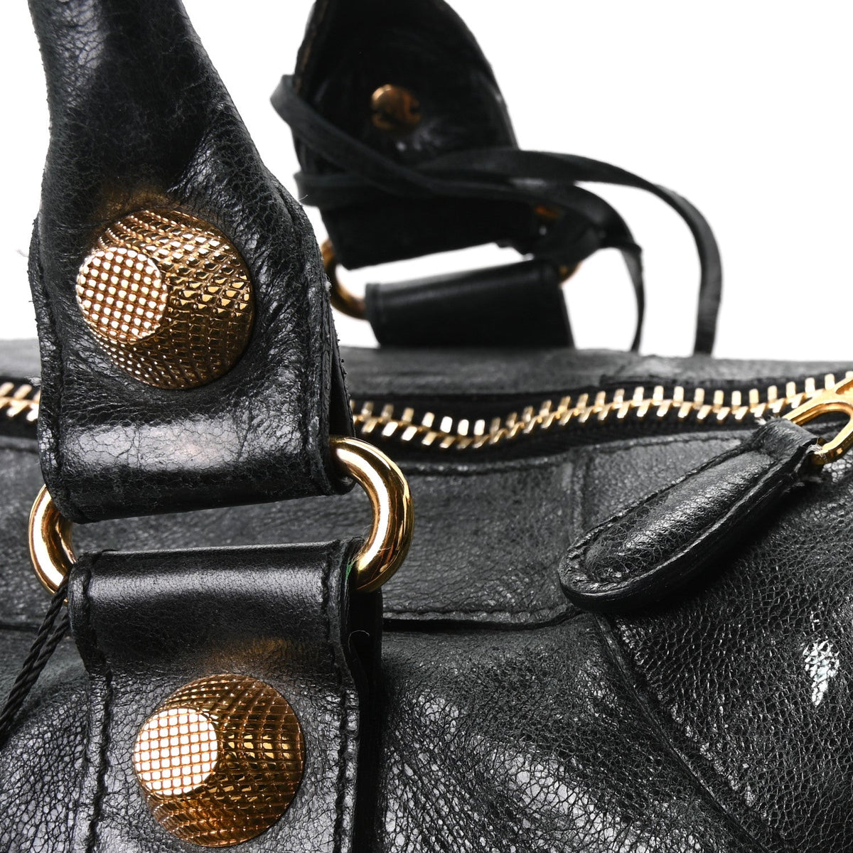 Agneau Giant 21 Gold Hardware Work Black