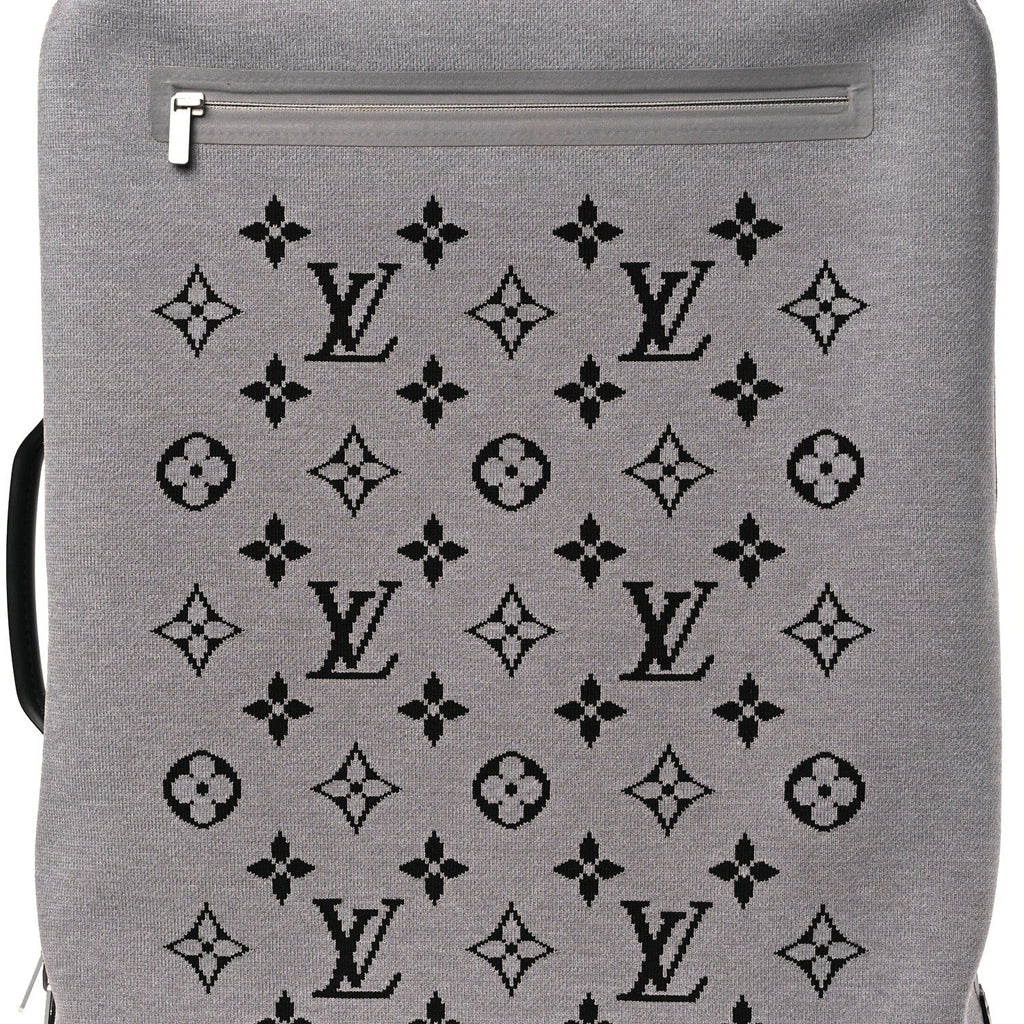 Knit Monogram Horizon Soft 55 Suitcase Grey