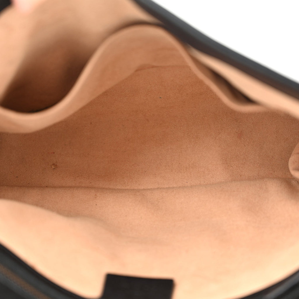 Calfskin Matelasse Medium GG Marmont Shoulder Bag Black