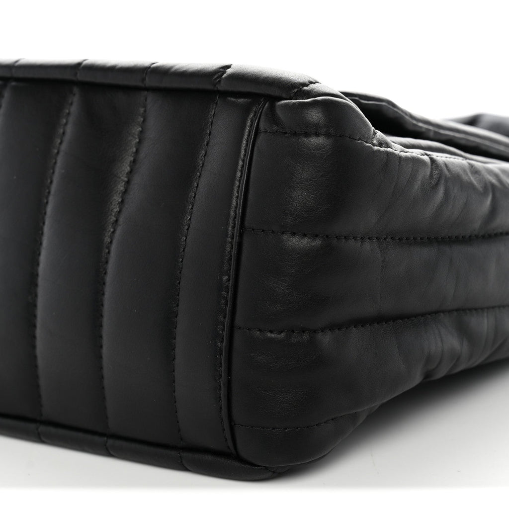 Thin Calfskin Small Monaco Sling Shoulder Bag Black