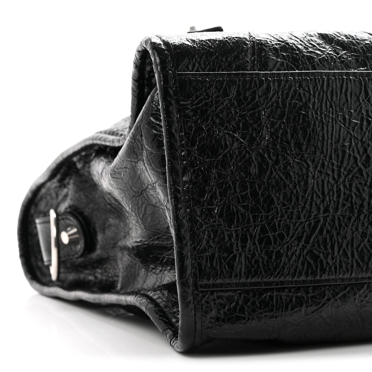 Agneau Arena Silver Hardware Medium Le City Black