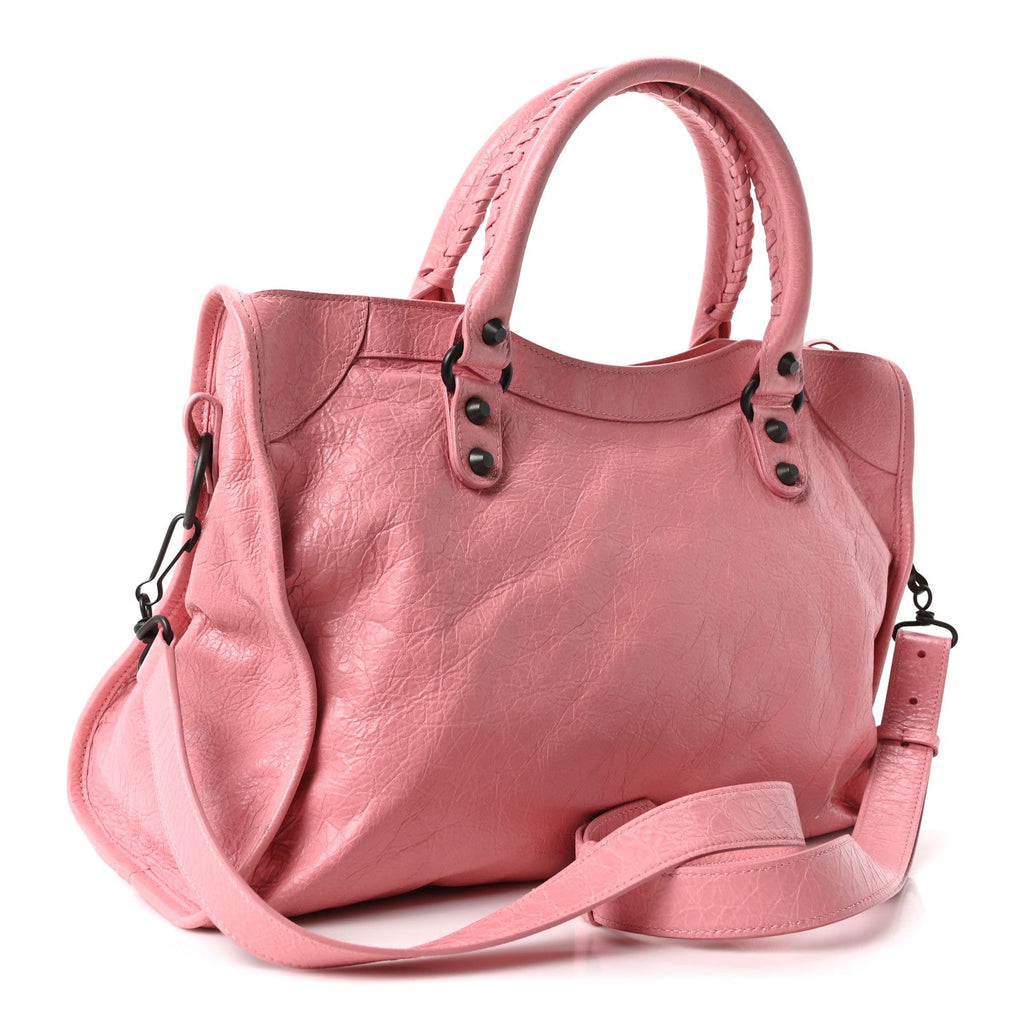 Agneau Arena Classic Hardware Medium Le City Vintage Pink