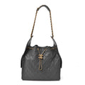 Caviar Quilted Medium Chanel 25 Handbag Dark Grey