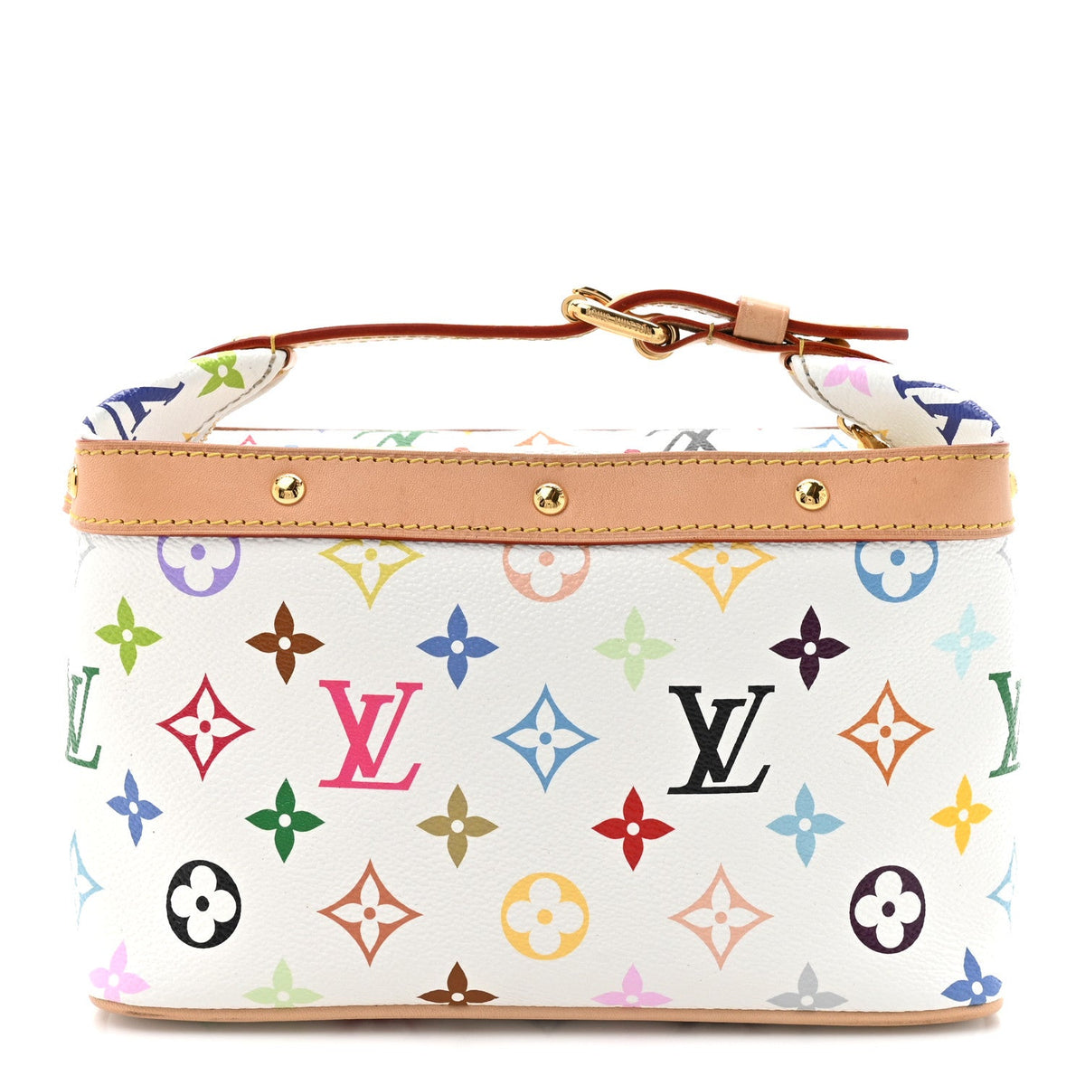 LV x TM Monogram Multicolor Cruiser Toiletry Bag White