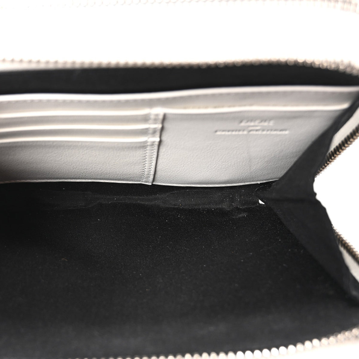 X DANIEL ARSHAM Grained Calfskin Newspaper Messenger White