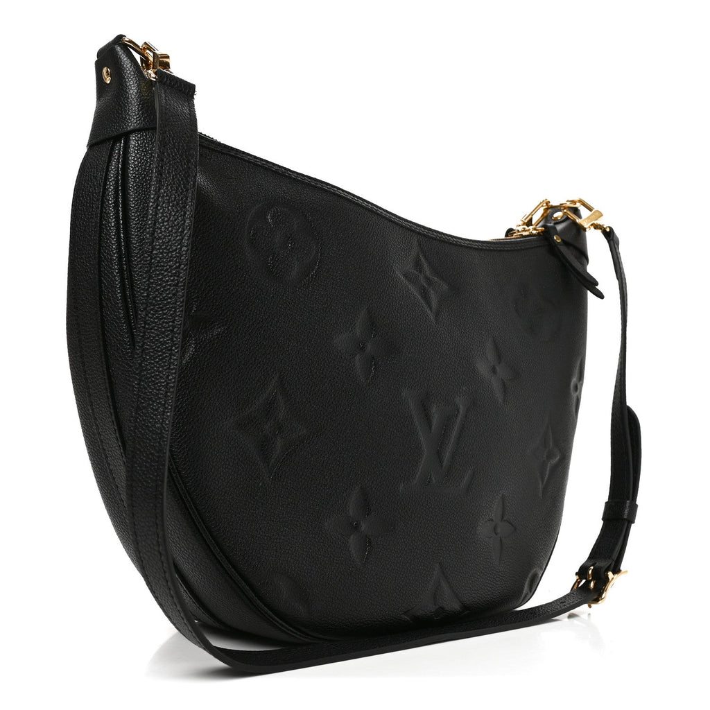 Empreinte Monogram Giant Loop Hobo Black