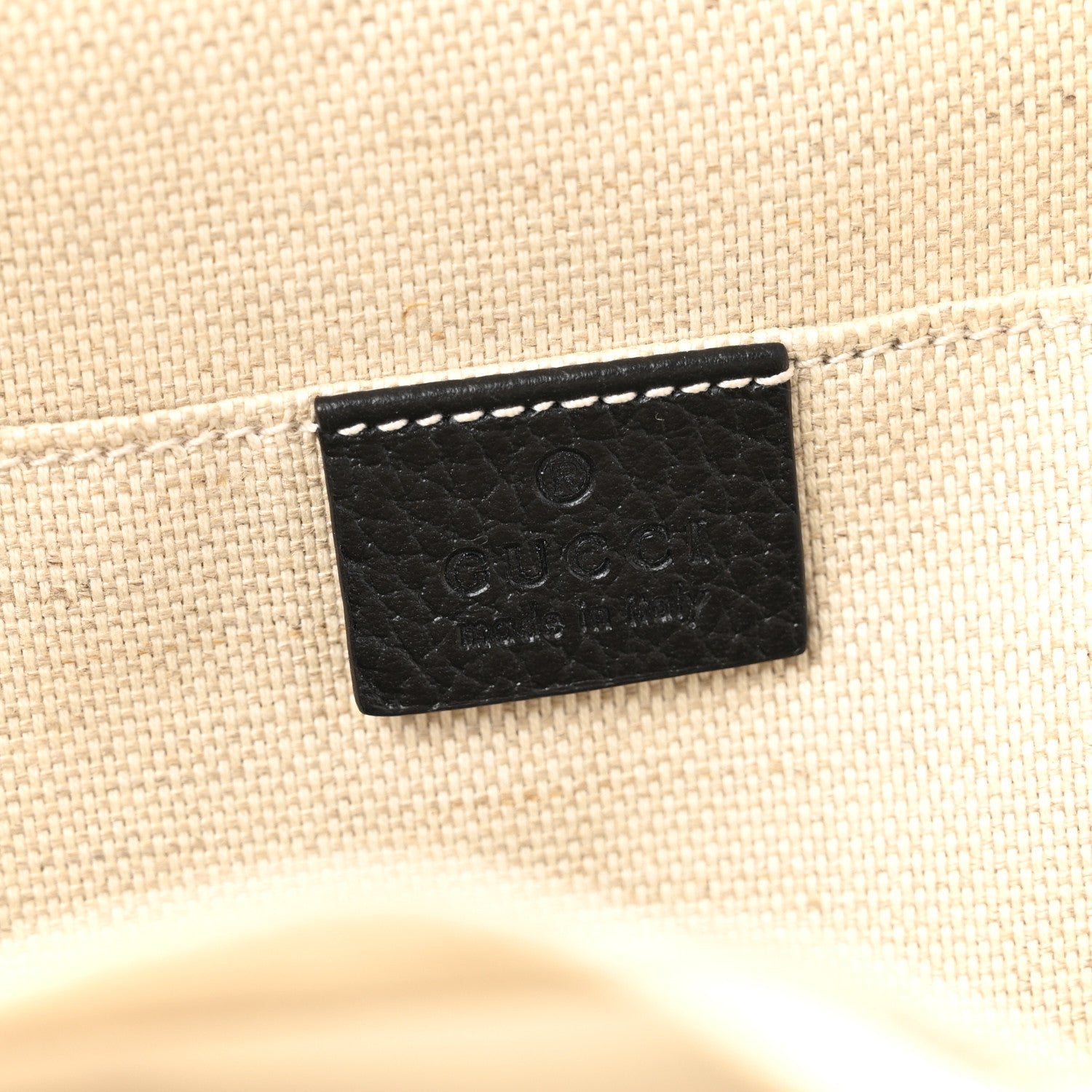 Pebbled Calfskin Soho Chain Backpack Black