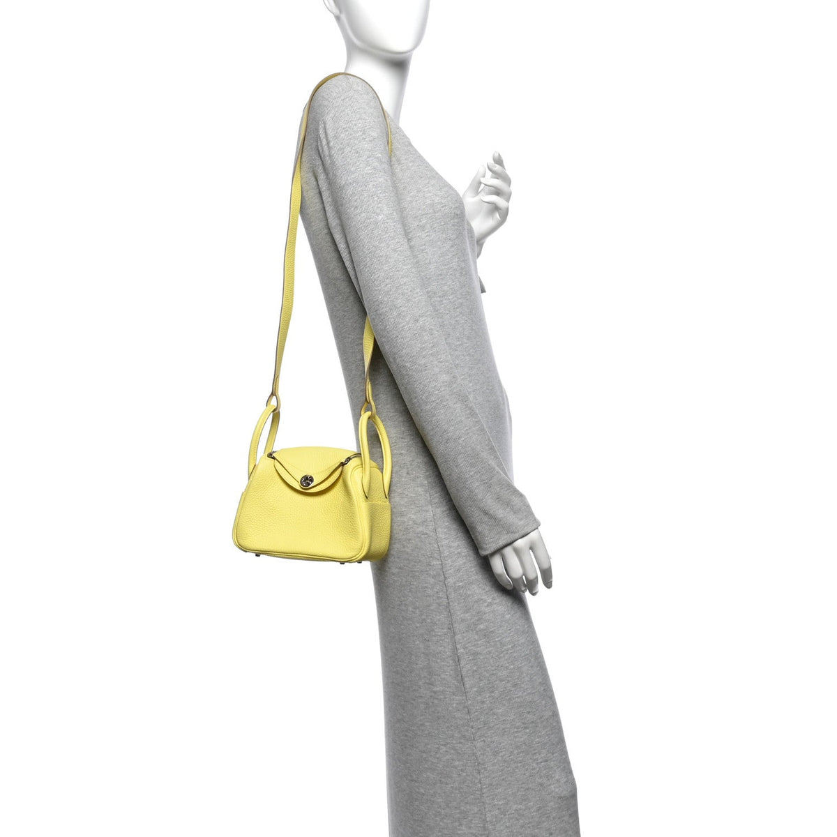 Taurillon Clemence Mini Lindy 20 Limoncello