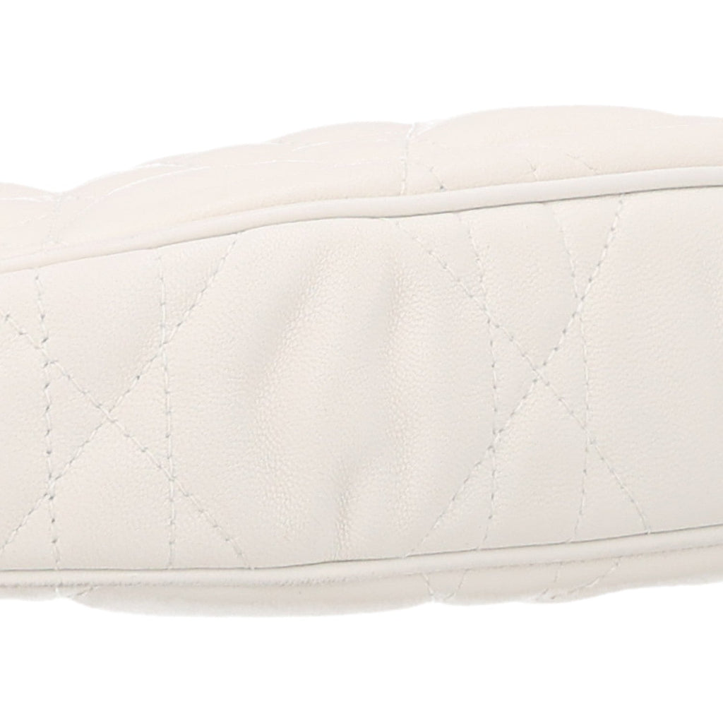 Lambskin Cannage CD Lounge Bag Latte