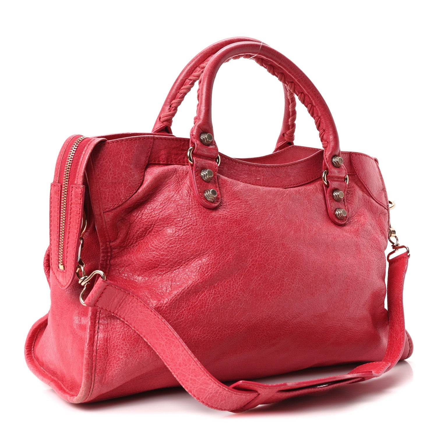Agneau Giant 12 Rose Gold Hardware City Rose Thulian