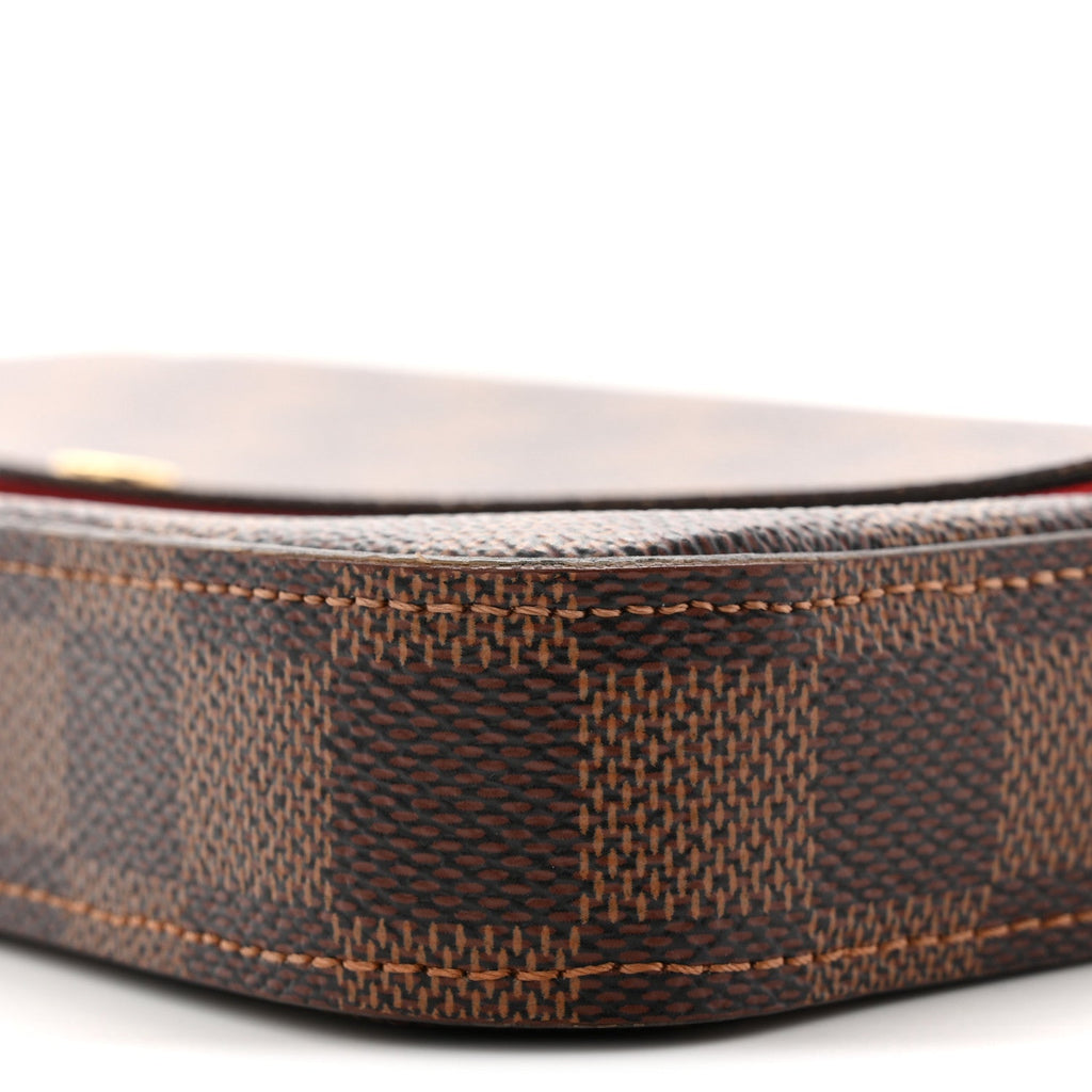 Damier Ebene Pochette Felicie Chain Wallet