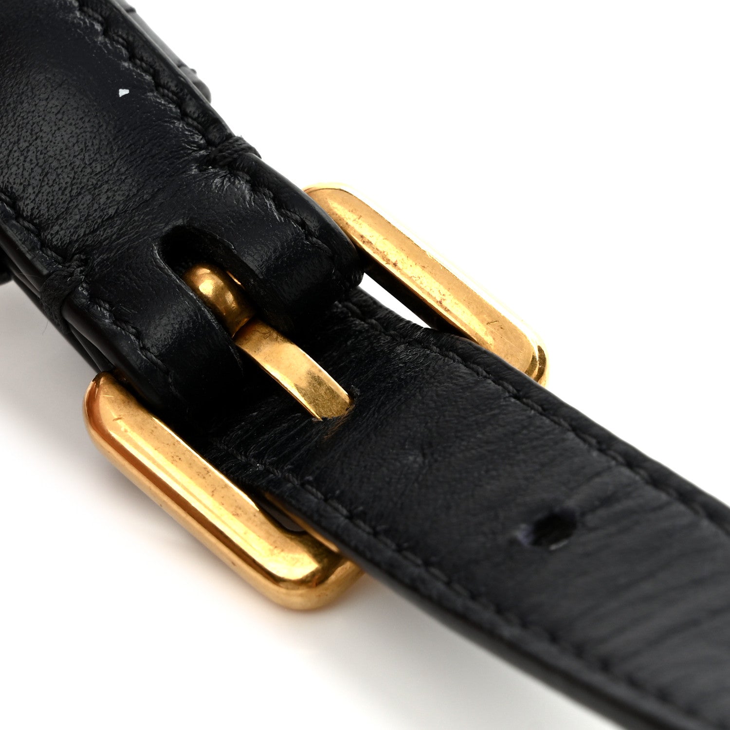 Oblique Saddle Belt Bag Blue