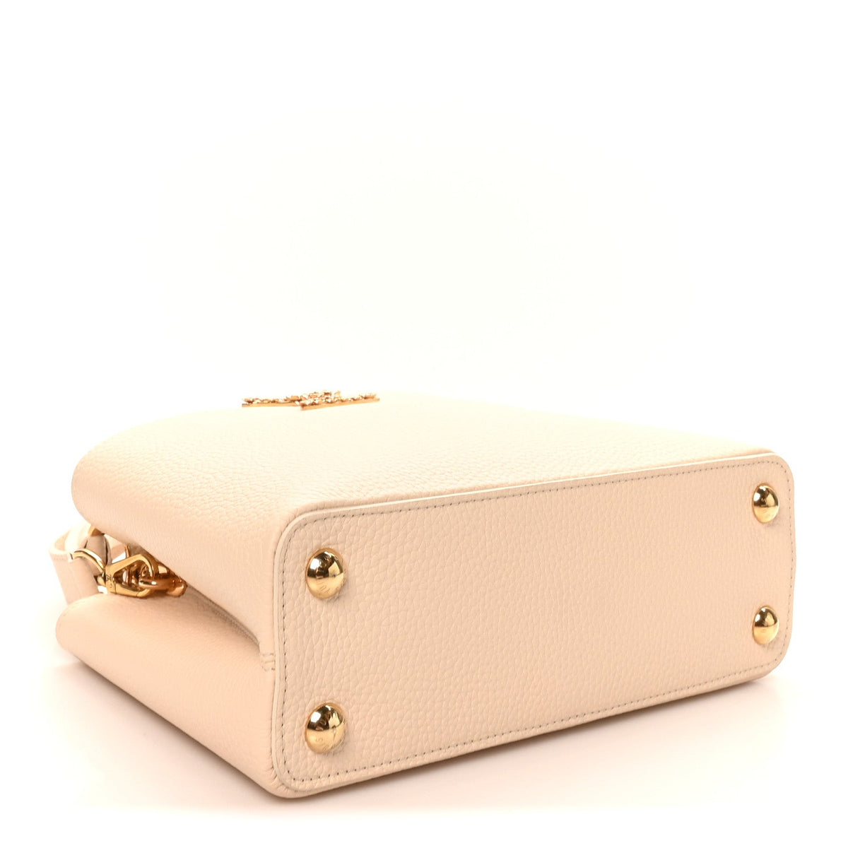 Taurillon Bloom Capucines BB Powder Beige