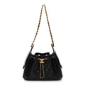 Caviar Quilted Mini Chanel 25 Handbag Black