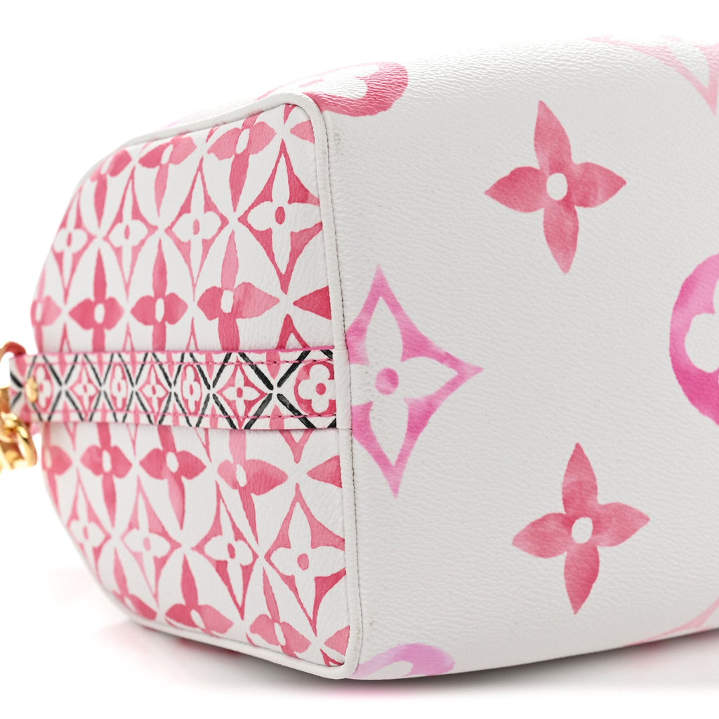Monogram Giant By The Pool 2.0 Speedy Bandouliere 25 Rose