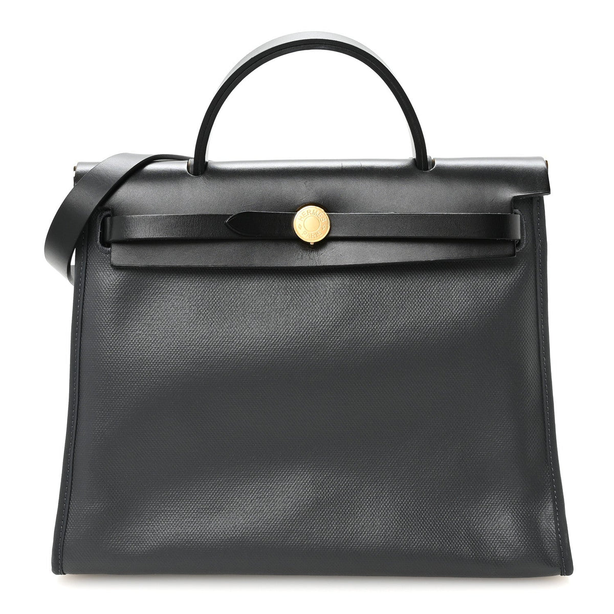 Toile H Berline Vache Hunter Herbag Zip PM 31 Ardoise Black Ecru