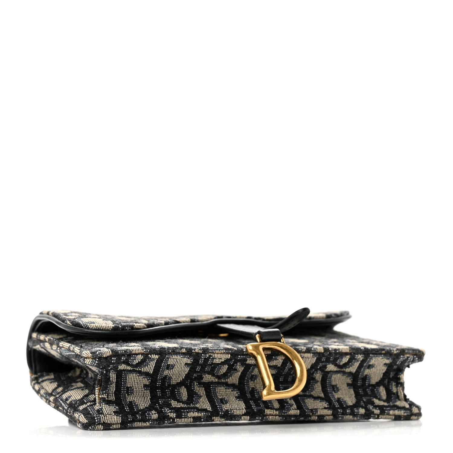 Oblique Saddle Belt Bag Blue
