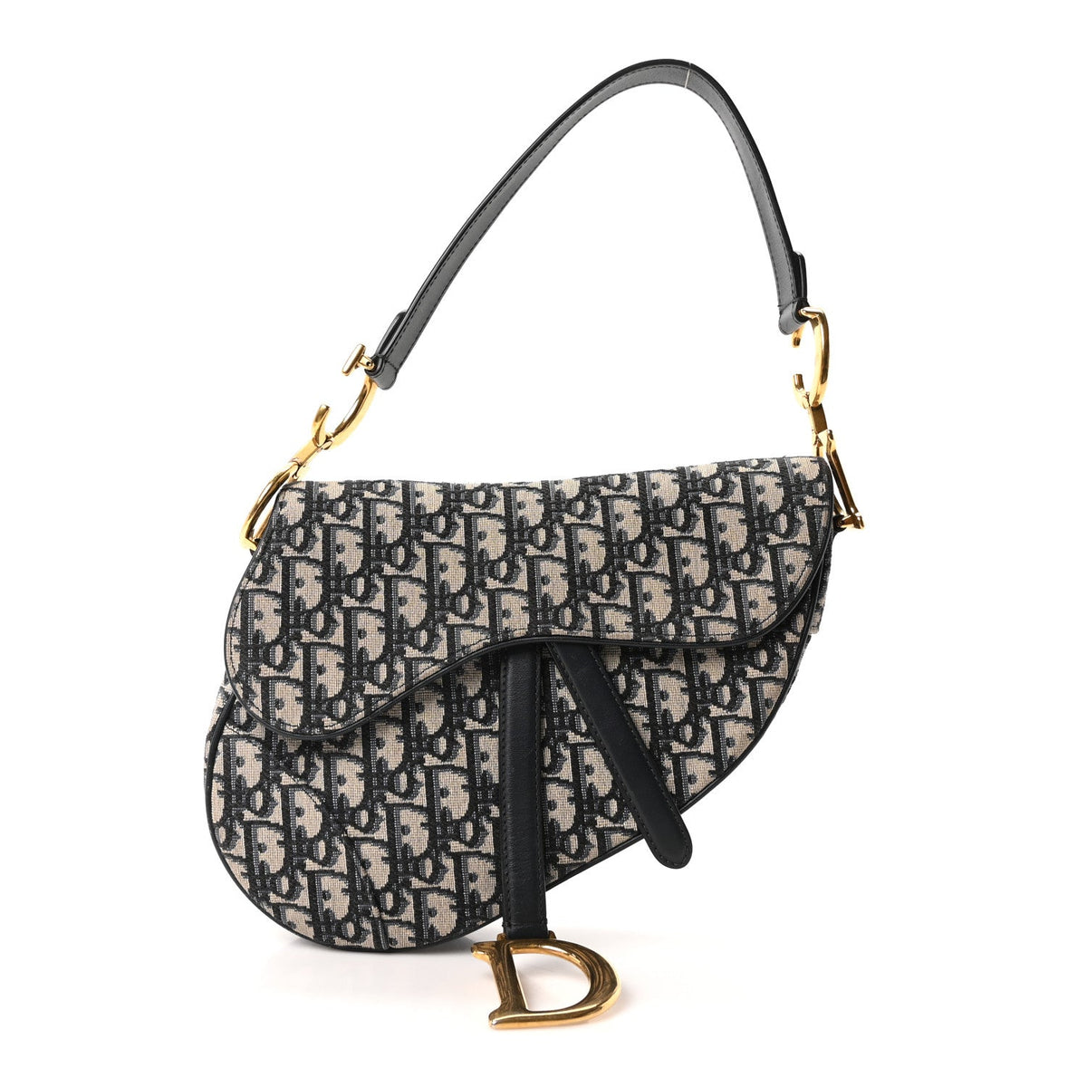 Oblique Saddle Bag Blue