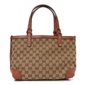 Monogram Small Craft Tote Brown