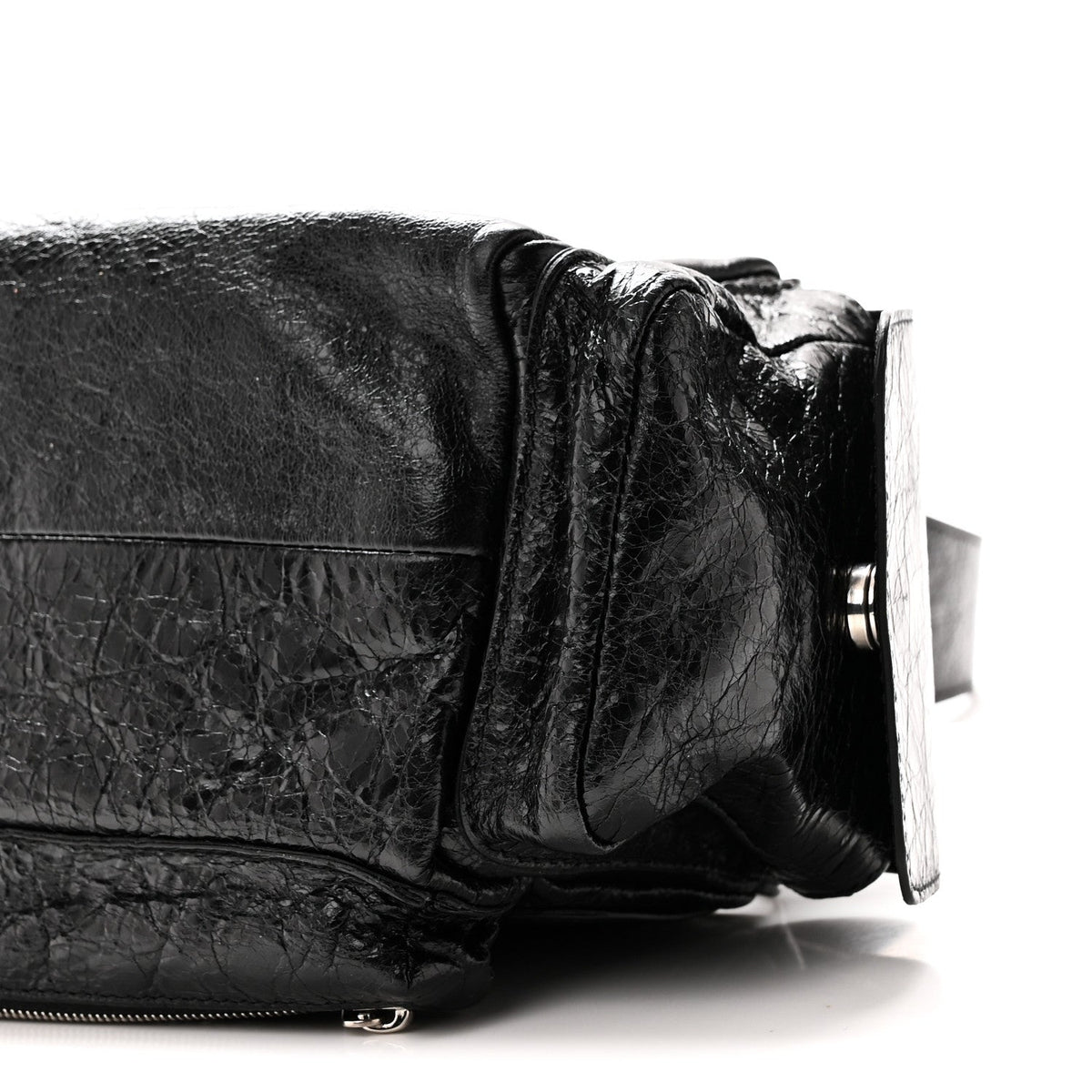 Agneau Arena Superbusy XS Sling Zip Shoulder Bag Black Black