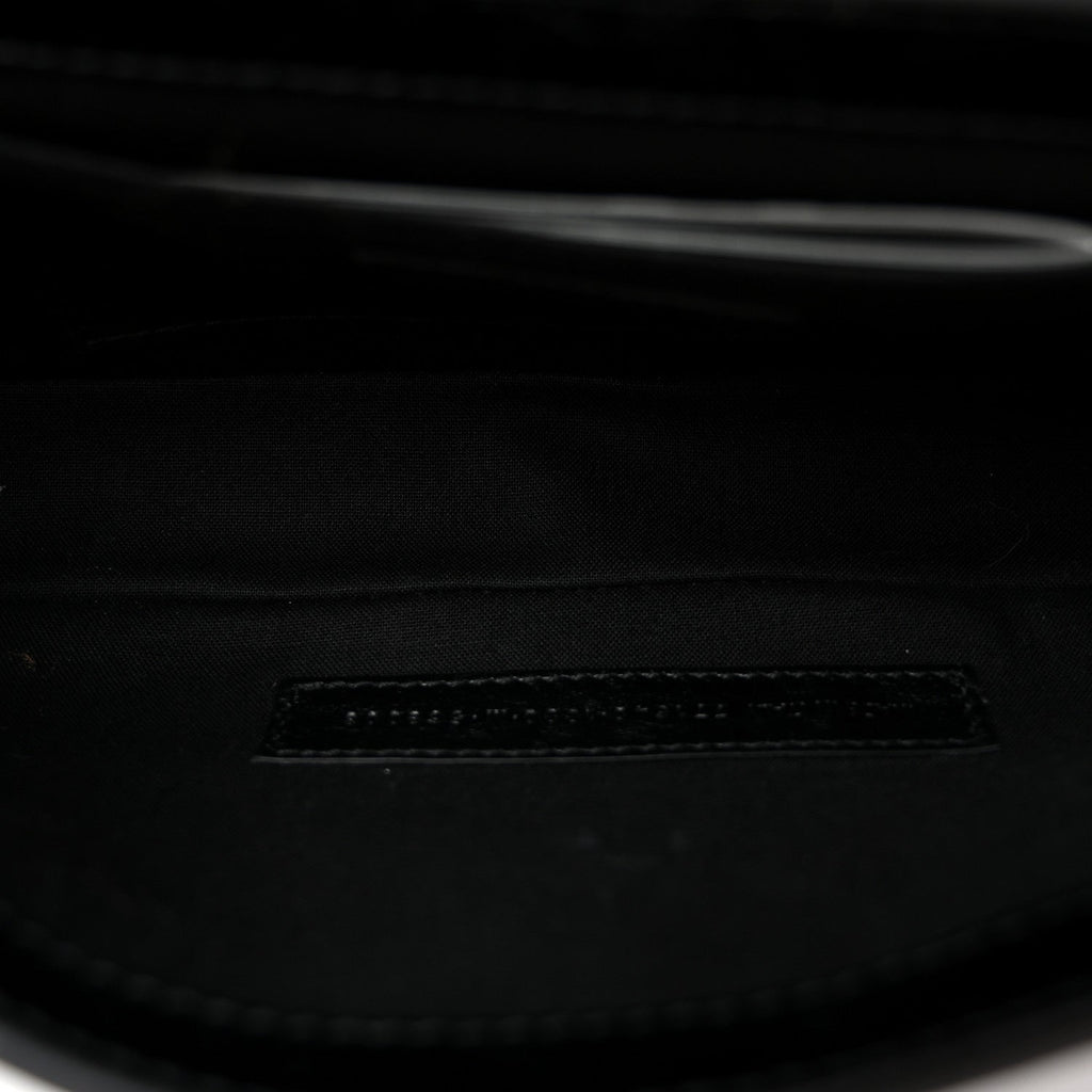 Agneau Arena Monochrome Small Le Cagole Sling Bag Black