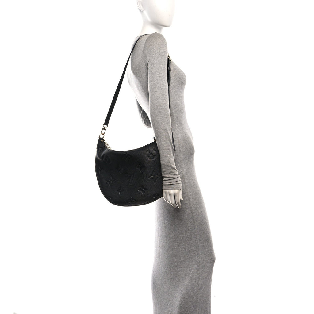 Empreinte Monogram Giant Loop Hobo Black