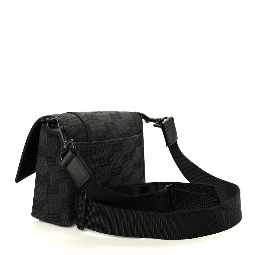 BB Jacquard Monogram  XSS Downtown Shoulder Bag Black
