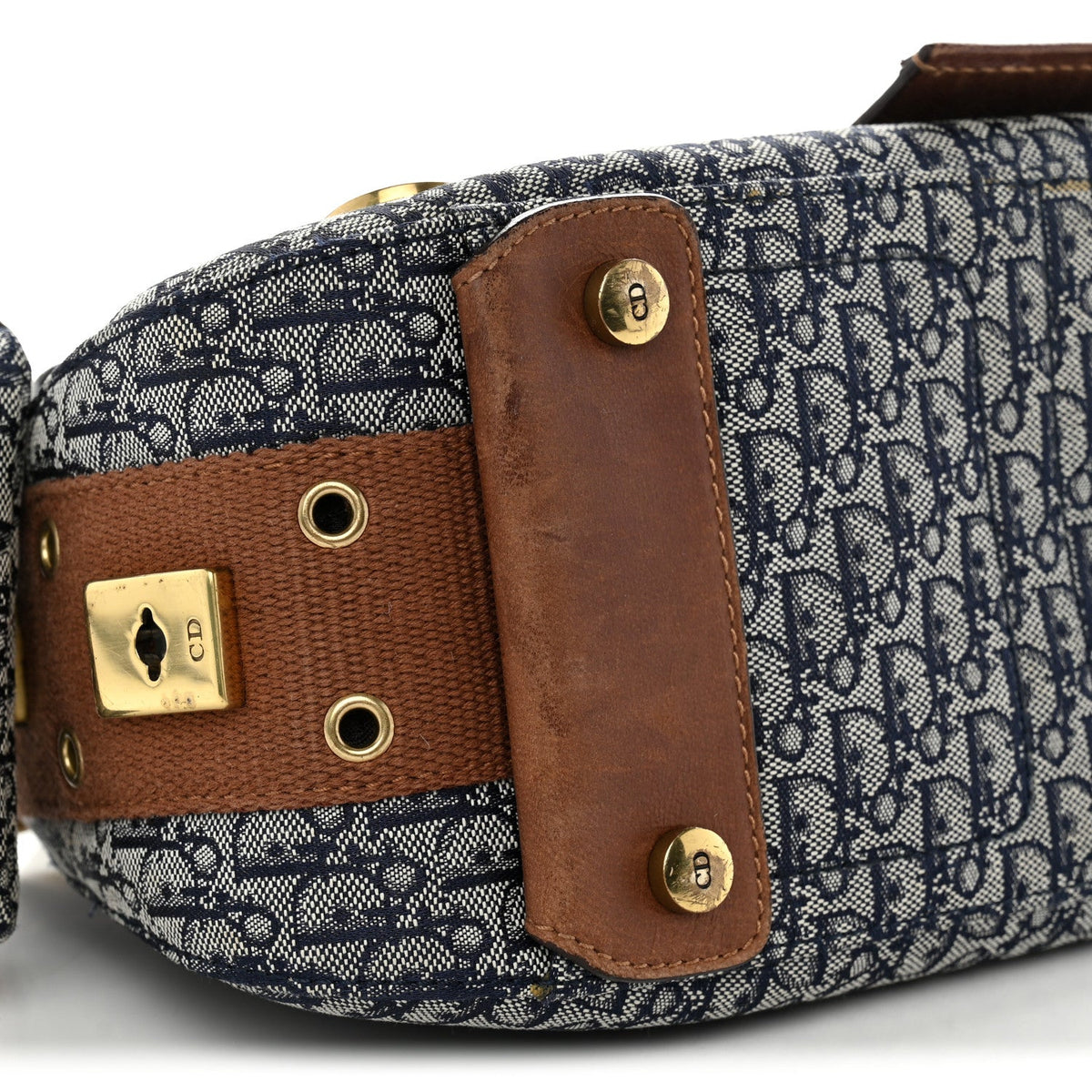 Calfskin Monogram Street Chic Columbus Blue