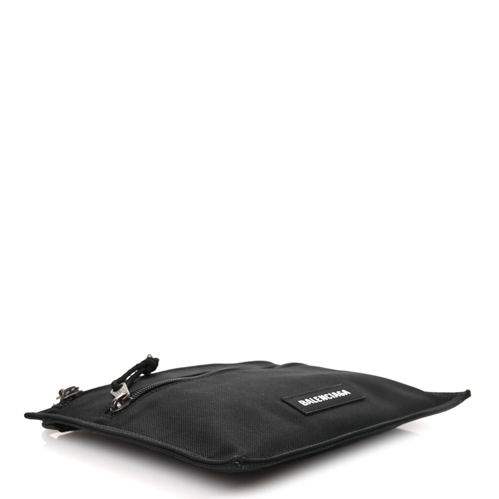 Nylon Explorer Crossbody Pouch Black