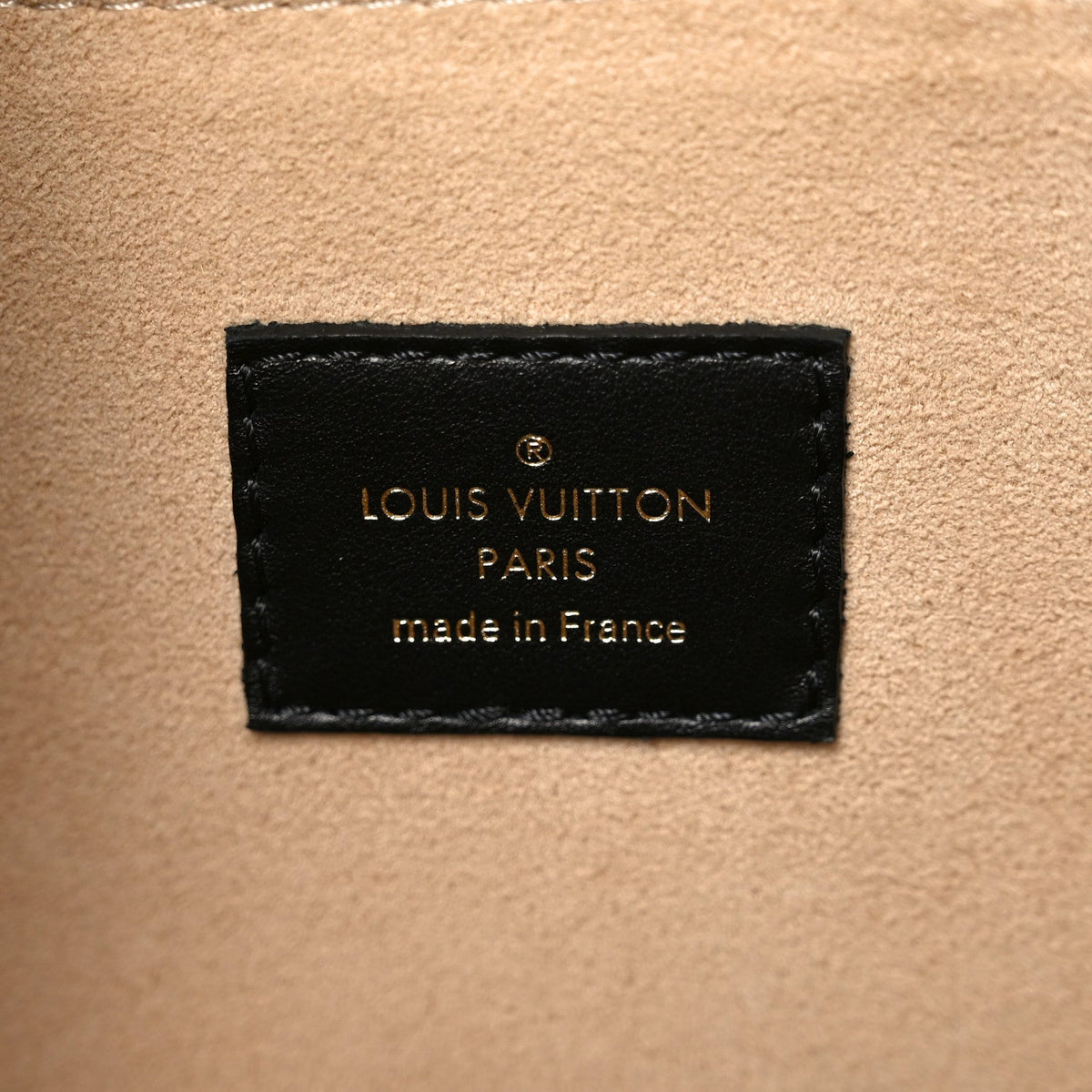 Calfskin Monogram On My Side MM Laurier Green Toffee Latte Beige